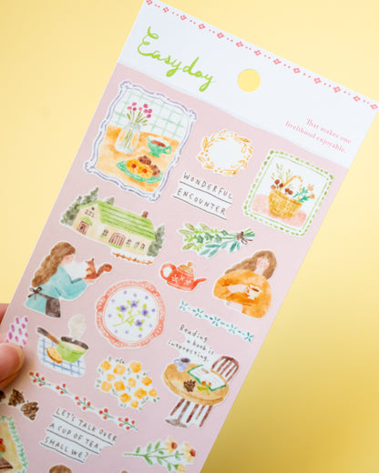 Stickers Plantes Easy Day Mind Wave