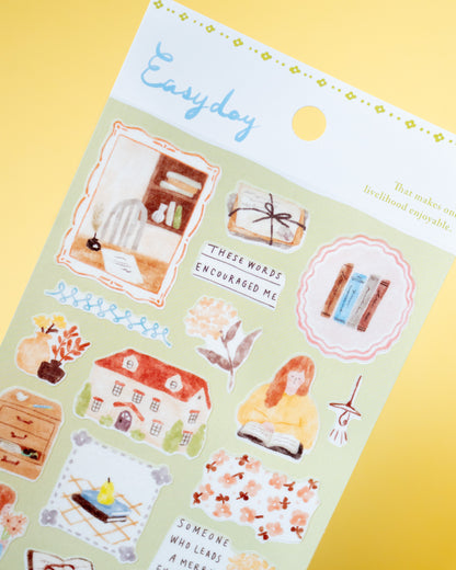 Stickers Stationery Easy Day Mind Wave