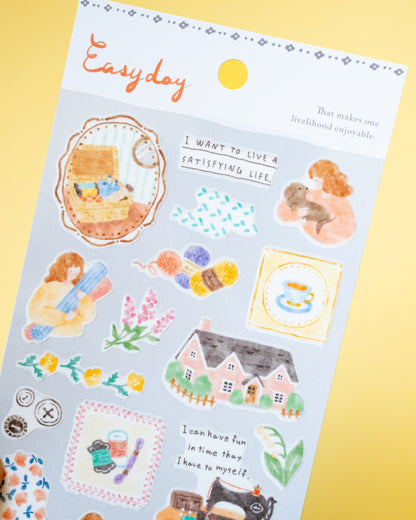 Sewing Easy Day Mind Wave Stickers