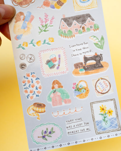 Sewing Easy Day Mind Wave Stickers