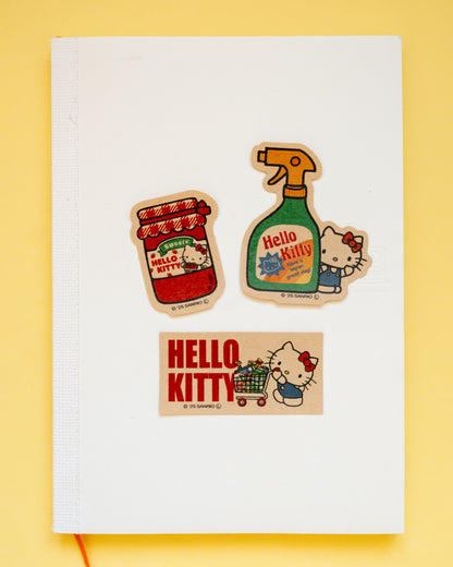 Hello Kitty Retro Style Kraft Paper Stickers
