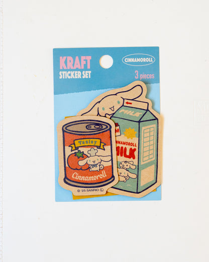 Retro Style Cinnamoroll Kraft Paper Stickers