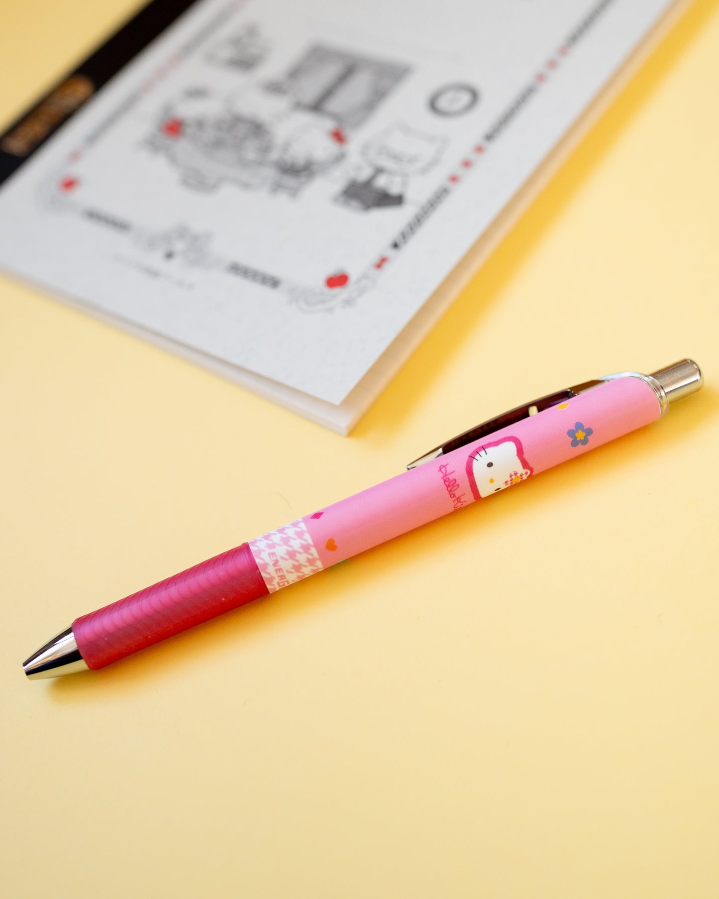 Stylo-bille gel Sanrio Hello Kitty Fleurs
