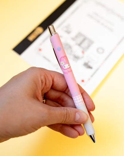 Stylo-bille gel Sanrio My Melody Fleurs
