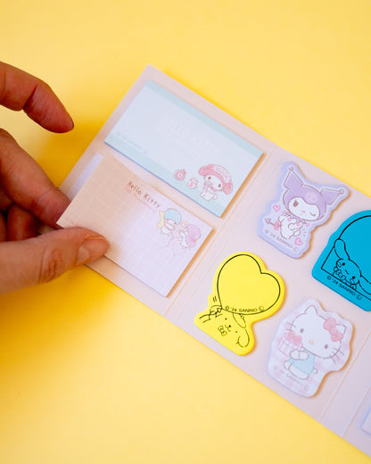 Livre de notes adhésives Personnages Sanrio