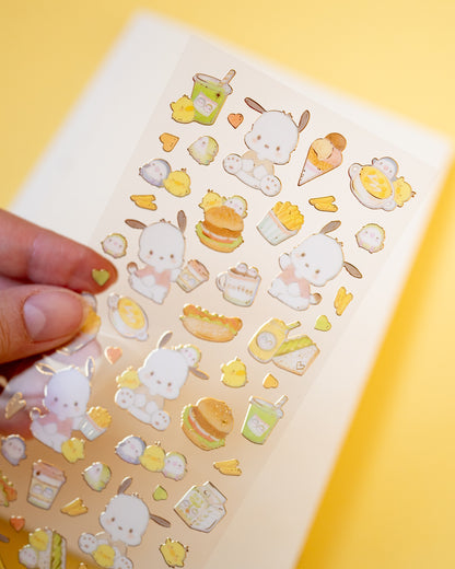 Pochacco Food Sanrio Stickers