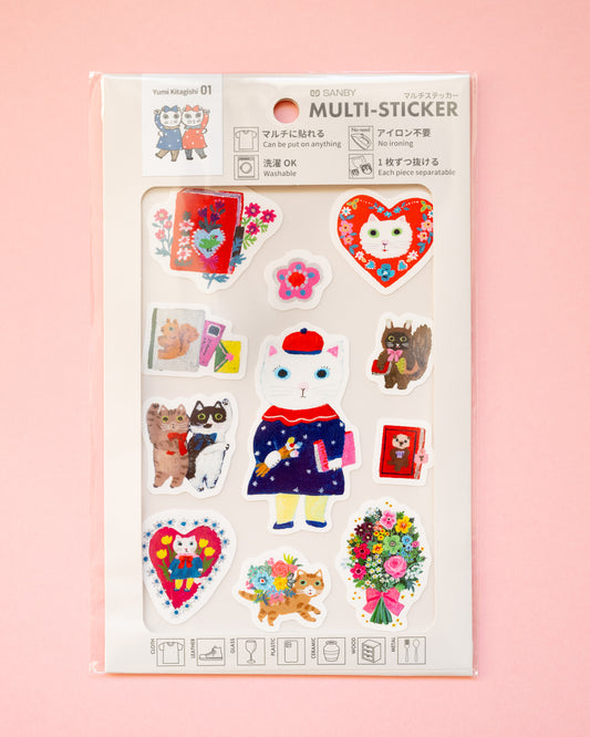 Multi-Purpose Adhesive Stickers – Sanby Multi Stickers Yumi Kitagishi
