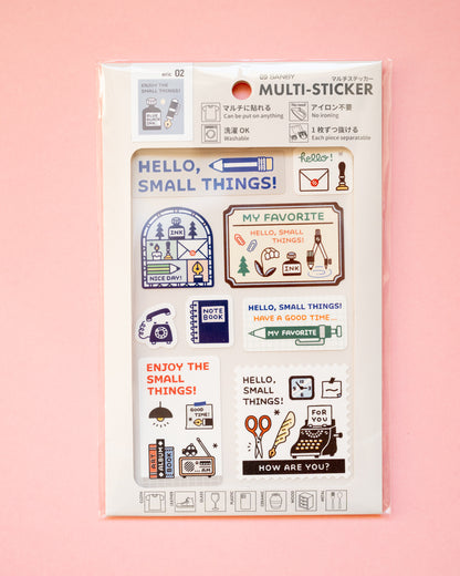 Stickers adhésifs polyvalents – Sanby Multi Stickers Eric Small Things (4 designs au choix)