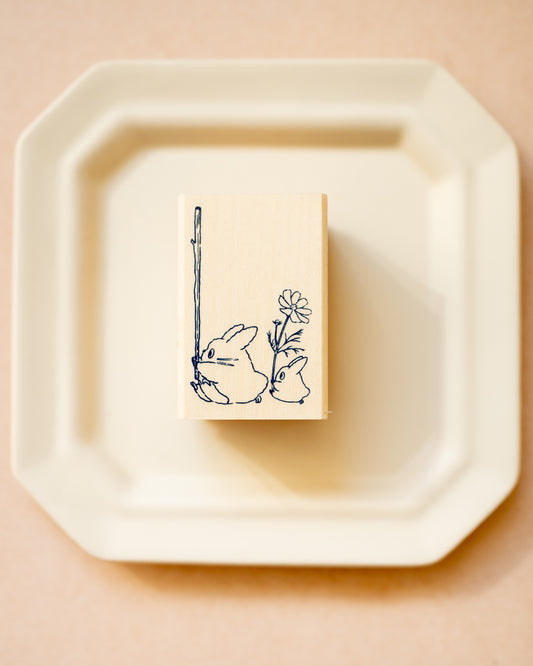 Medium and Small Totoro Stamp
