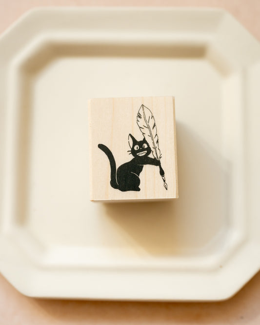 Kiki's Delivery Service Jiji Feather Stamp