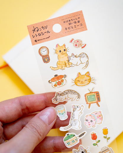 Stickers Chibi et Miiko Nekorobi