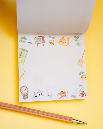 Bloc-notes Chibi et Miiko Maison Nekorobi