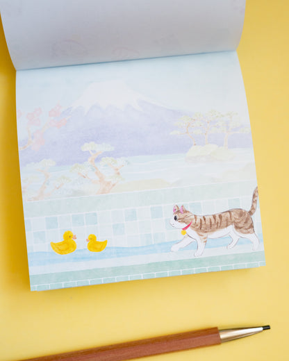 Bloc-notes Yunosuke Bain Japonais Nekorobi