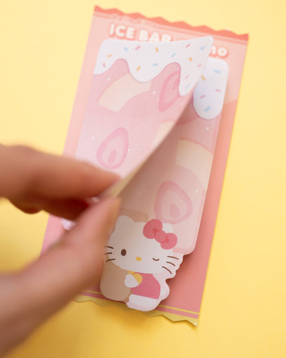 Hello Kitty Sour Ice Cream Notepad