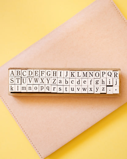 SANBY x With Love Alphabet Stamp Set