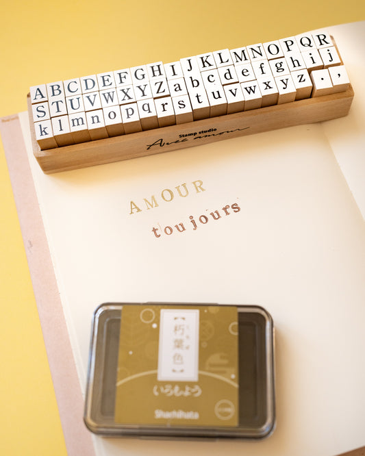 SANBY x With Love Alphabet Stamp Set