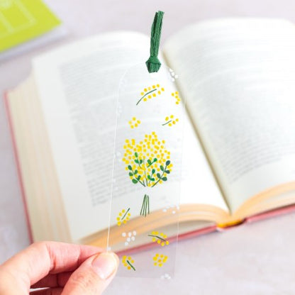 Marque-page transparent Mimosa Hontowatashi Furukawa Paper