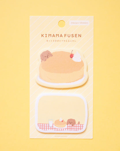 Notes Autocollantes Chien Pancake