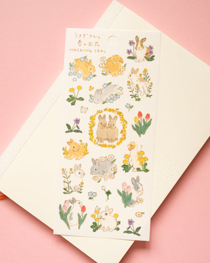 Spring Rabbit Stickers