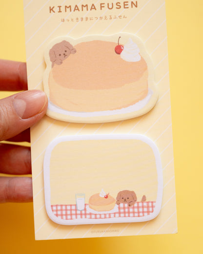 Notes Autocollantes Chien Pancake