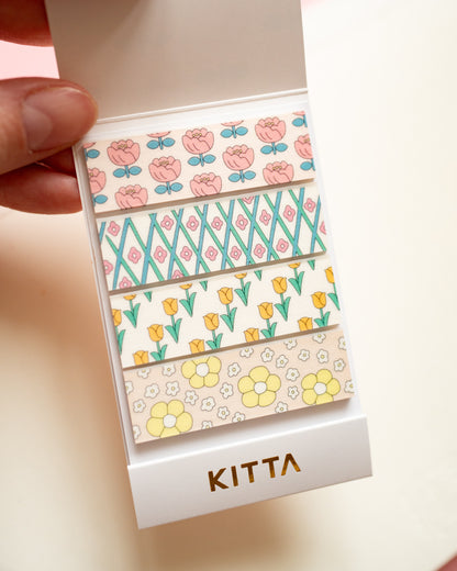 KITTA Flowers Pre-cut Masking Tape Booklet