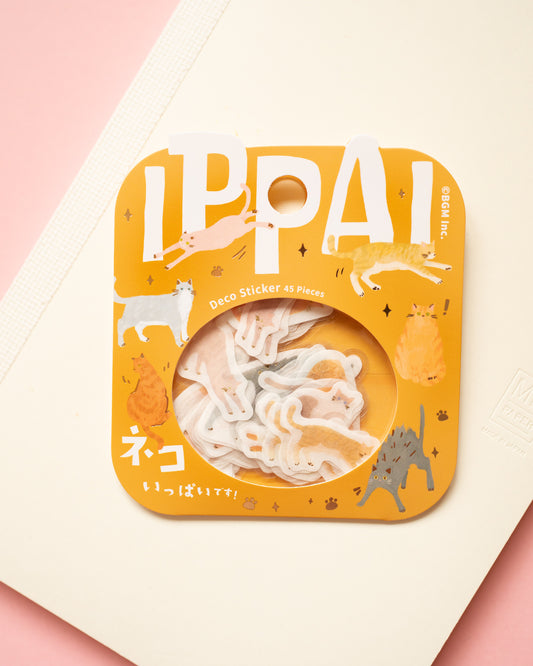 IPPAI Cat Snowflake Stickers