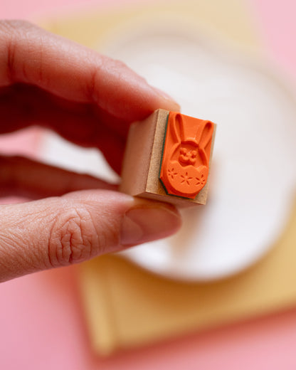 Tampons Lapin et Oeufs de Pâques Akane (3 tampons)