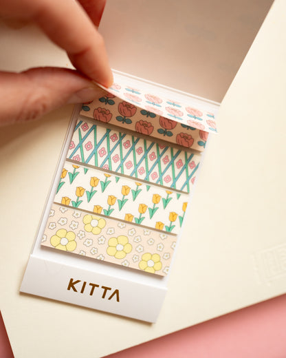KITTA Flowers Pre-cut Masking Tape Booklet