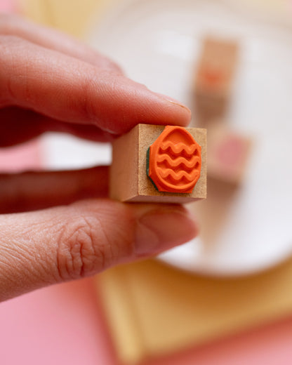 Tampons Lapin et Oeufs de Pâques Akane (3 tampons)