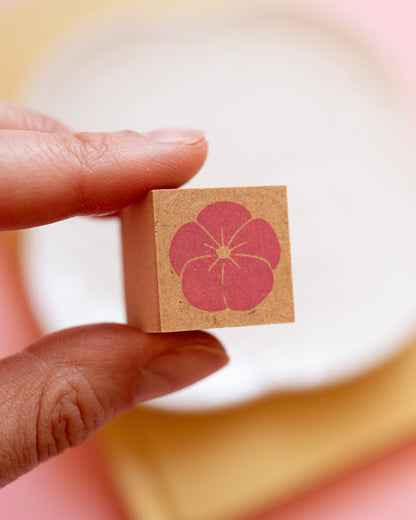 Tampons Wagashi Fleur de Prunier Akane (2 tampons)