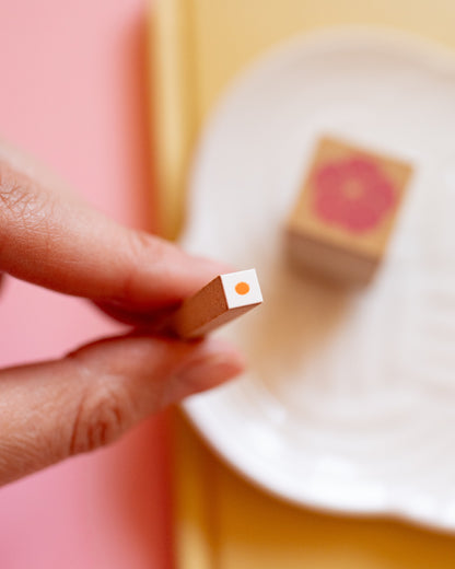 Tampons Wagashi Fleur de Prunier Akane (2 tampons)