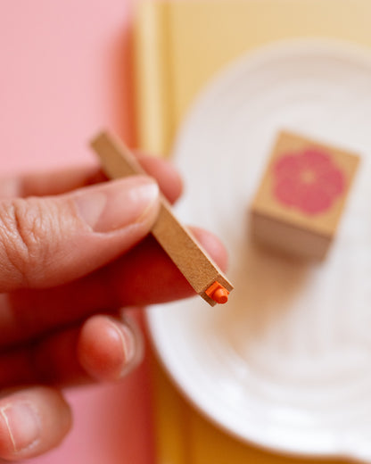 Tampons Wagashi Fleur de Prunier Akane (2 tampons)