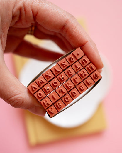 Small Letters Alphabet Capital Stamps