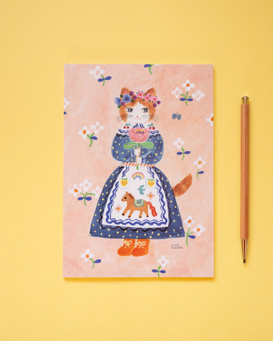Cahier Chat et Fleurs Aiko Fukawa