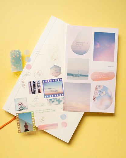 Pink Moments Collage Stickers