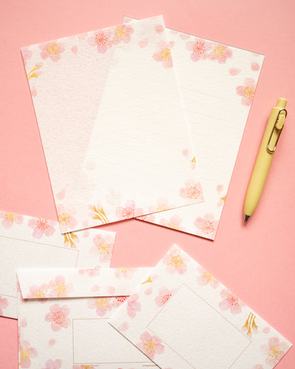 Set de Papier à Lettres Sakura