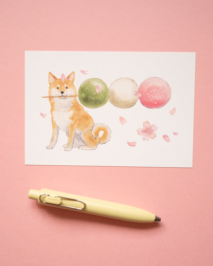 Carte Shiba Dango et Sakura