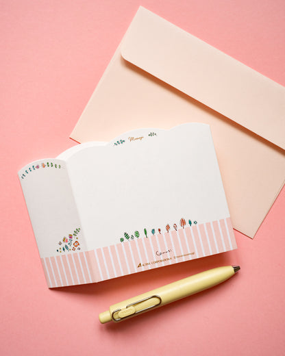 3D Pop-Up Birthday Card Cats and Flowers