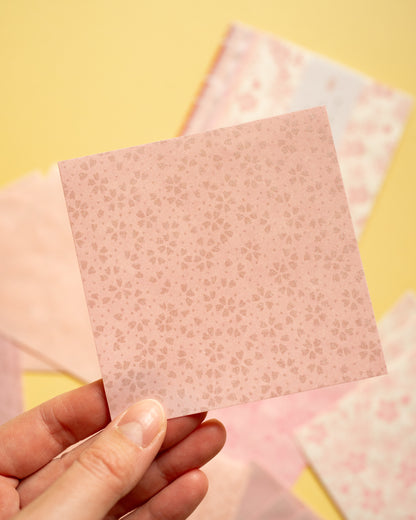 Papier à Origami ou Scrapbooking Sakura
