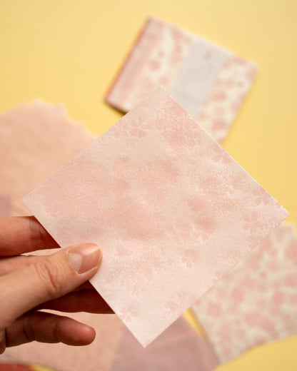 Papier à Origami ou Scrapbooking Sakura