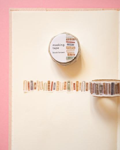 Masking Tape Stack of Books 