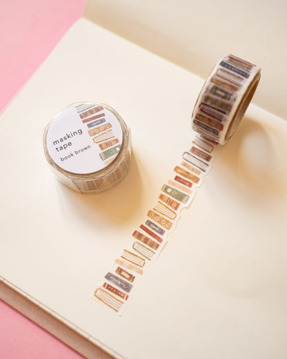 Masking Tape Stack of Books 
