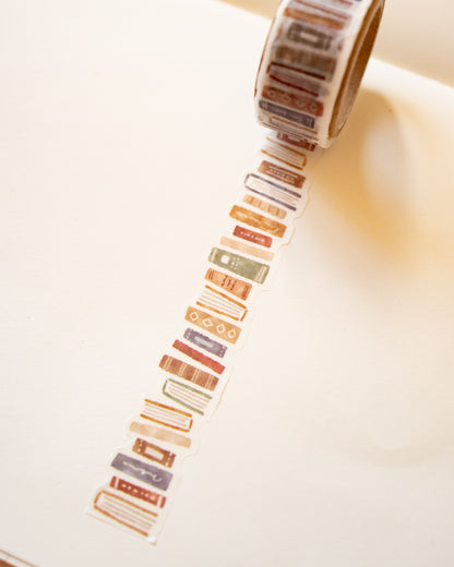Masking Tape Stack of Books 