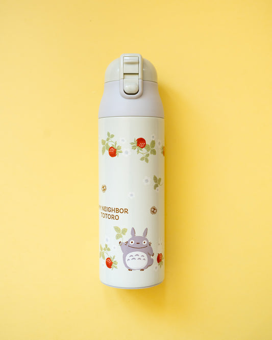Bouteille Thermos Mon Voisin Totoro Fraises Studio Ghibli 500ml