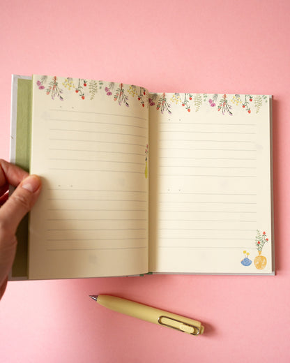 Midori Flower Journal Notebook
