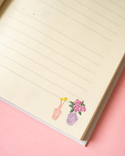 Midori Flower Journal Notebook