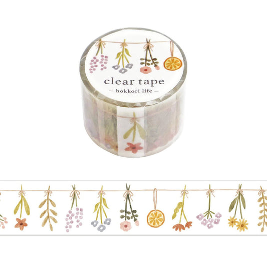 Clear Tape Hokkori Life Fleurs Séchées Mindwave