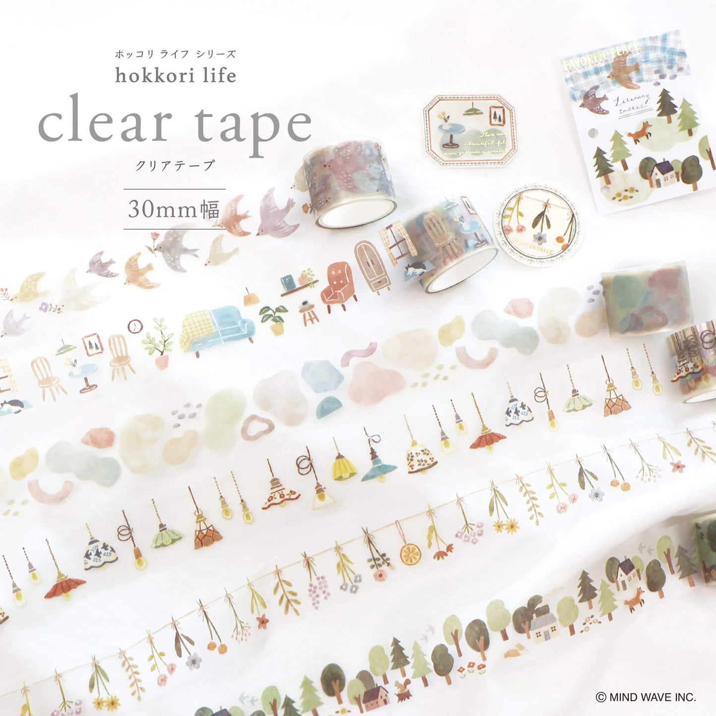 Clear Tape Hokkori Life Suspensions lumineuses Mindwave