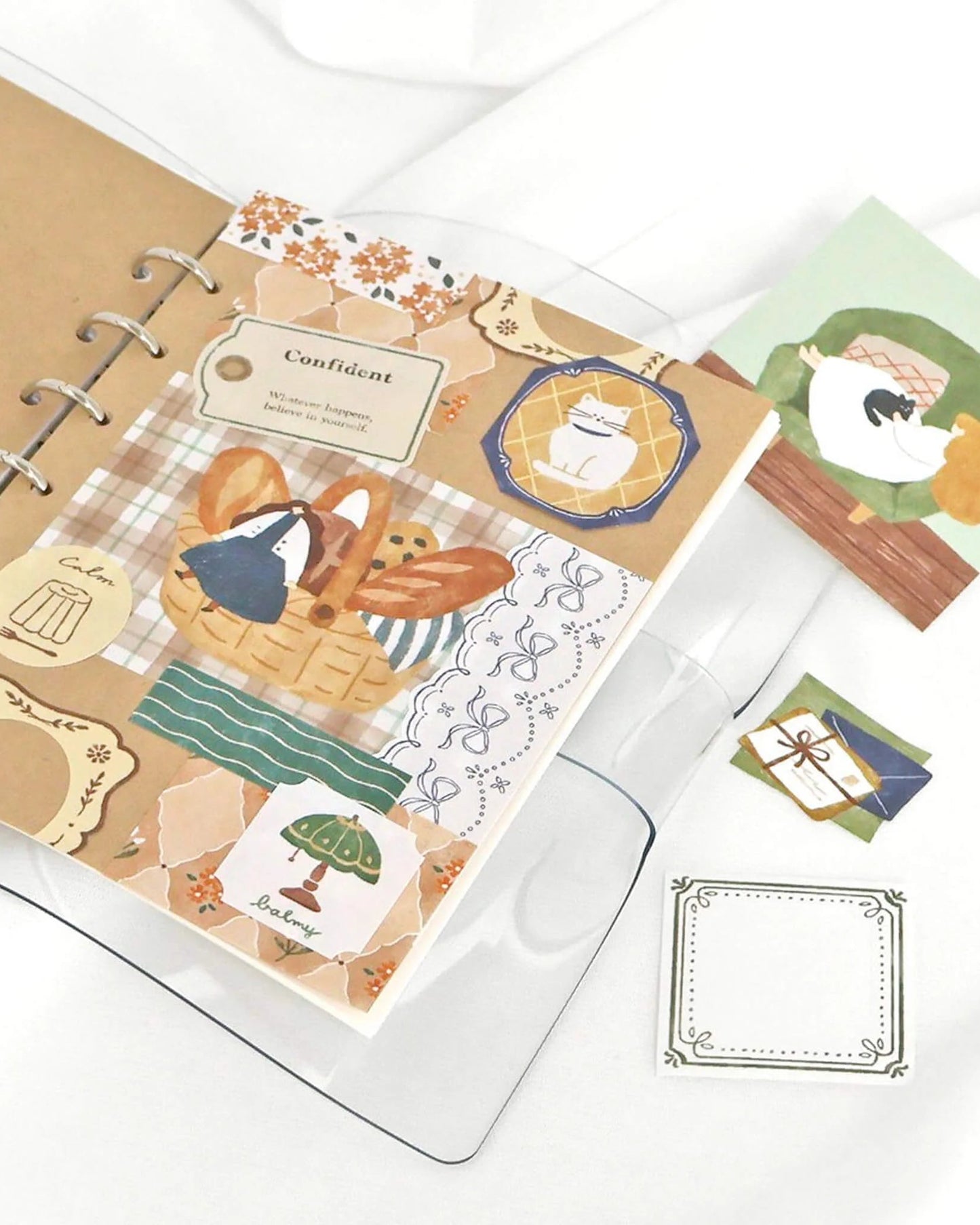 Yori Dori Flakes Stickers Bread Basket Mindwave