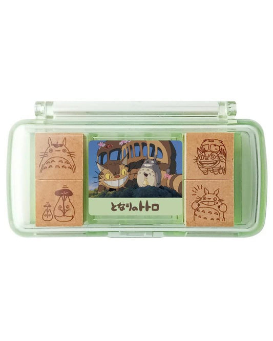 Totoro Cat Bus Mini Stamp Set